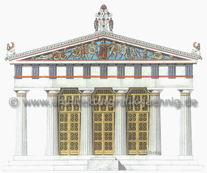 Aphaia Tempel von Agina